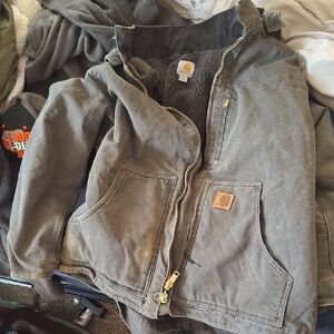 Carhartt Gray Jacket with Warm Lining